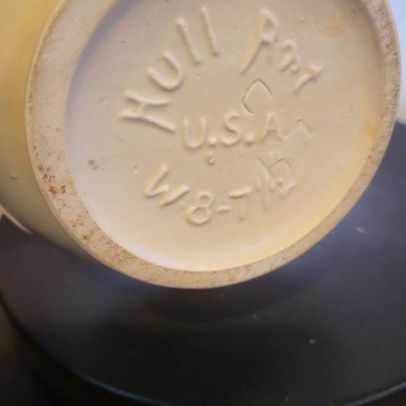 VINTAGE c1940's HULL WILD FLOWER ART POTTERY VASE  with HANDLES - Picture 9 of 10